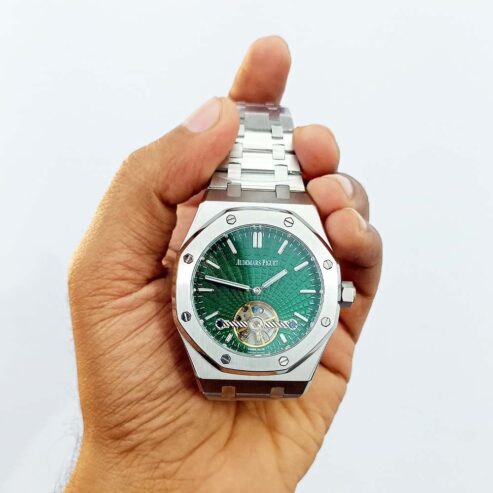 AP Royal Oak Tourbillion Watch – Green Face – Premium Quality Watches