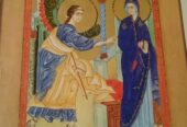 Armenian manuscript biblical hand paintings (3 paintings)
