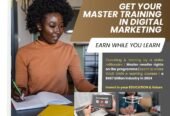 MASTER TRAINING in Digital Marketing (while you earn)