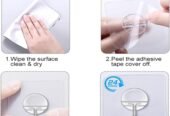 Adhesive Hooks for Hanging Heavy Duty Wall Hooks Self Adhesive Towel Coat Hooks Waterproof Transparent Hooks for Bathroom Shower Kitchen Keys Door Outdoor Home Improvement Utility Hook 12 Pack