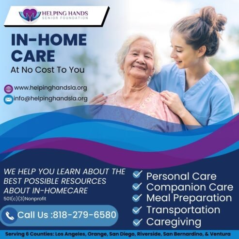 In-home care for seniors 65 and older