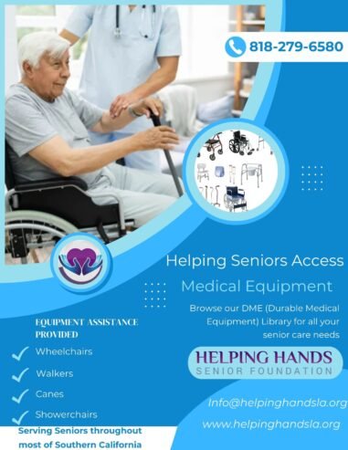 Durable Medical Equpipment for Seniors 65 and older