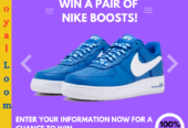 Win a pair of Nike boosts!