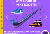 Win a pair of Nike boosts!