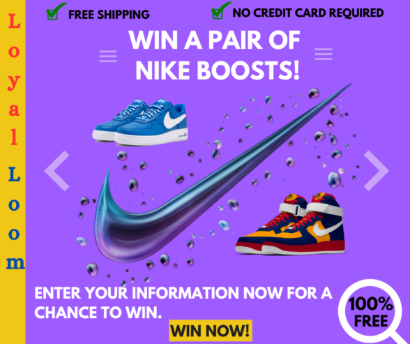 Win a pair of Nike boosts!