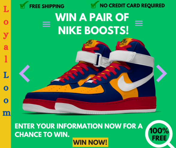 Win a pair of Nike boosts!