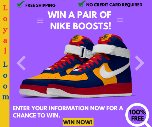 Win a pair of Nike boosts!