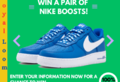 Win a pair of Nike boosts!