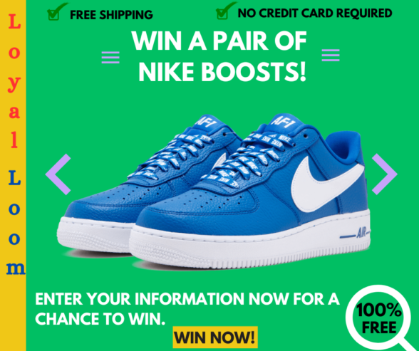 Win a pair of Nike boosts!