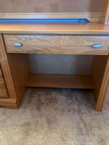 Desk with /Bookcase and chair in very good condition for sale $200