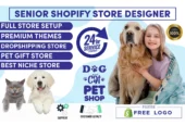 I Will Build a Profitable Shopify Pet Shop, Pet Store