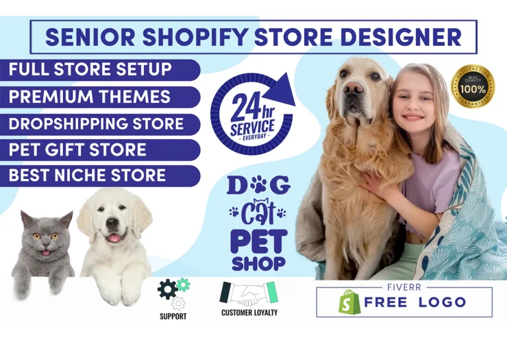 I Will Build a Profitable Shopify Pet Shop, Pet Store