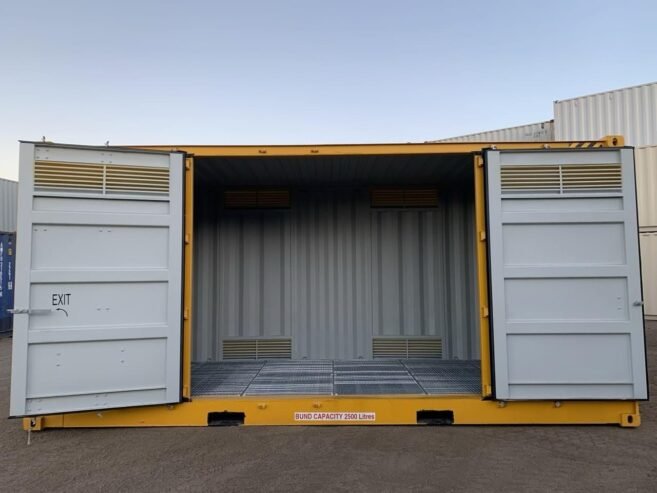 Customized 20ft high cube shipping container with access doors