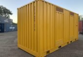 Customized 20ft high cube shipping container with access doors