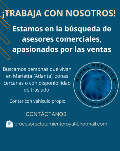 ASESORES COMERCIALES APASIONADOS POR LAS VENTAS