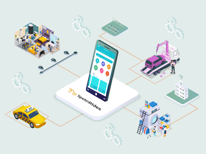 Launch Your Own Uber for X Custom App Development by SpotnRides